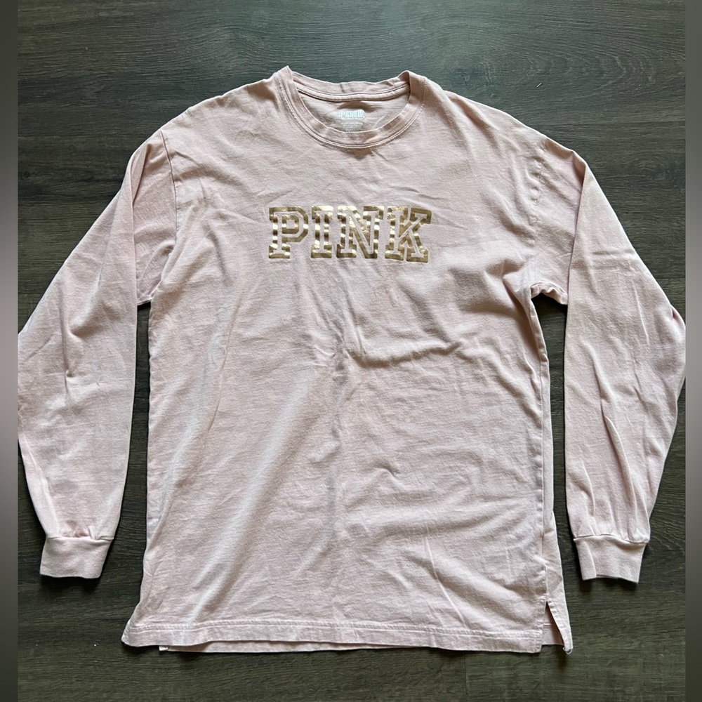 Vs- PINK long sleeve tee